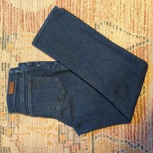 Lands' End Women's Dark Blue Straight Leg Jeans